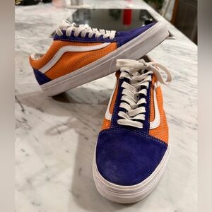 Vans Orange and Purple Sneakers Women’s Size 9.5
